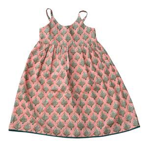 Yo Baby Pink Floral Spring Summer Dress Girl's 5